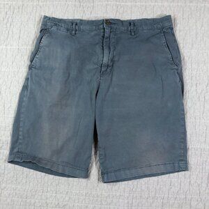 4/$15 Goodthreads Shorts Men 36 x 9 Blue Faded Chino Classic Beach Chore